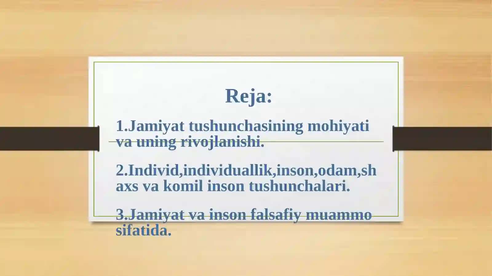 jamiyat va insonning falsafiy muammolari 2