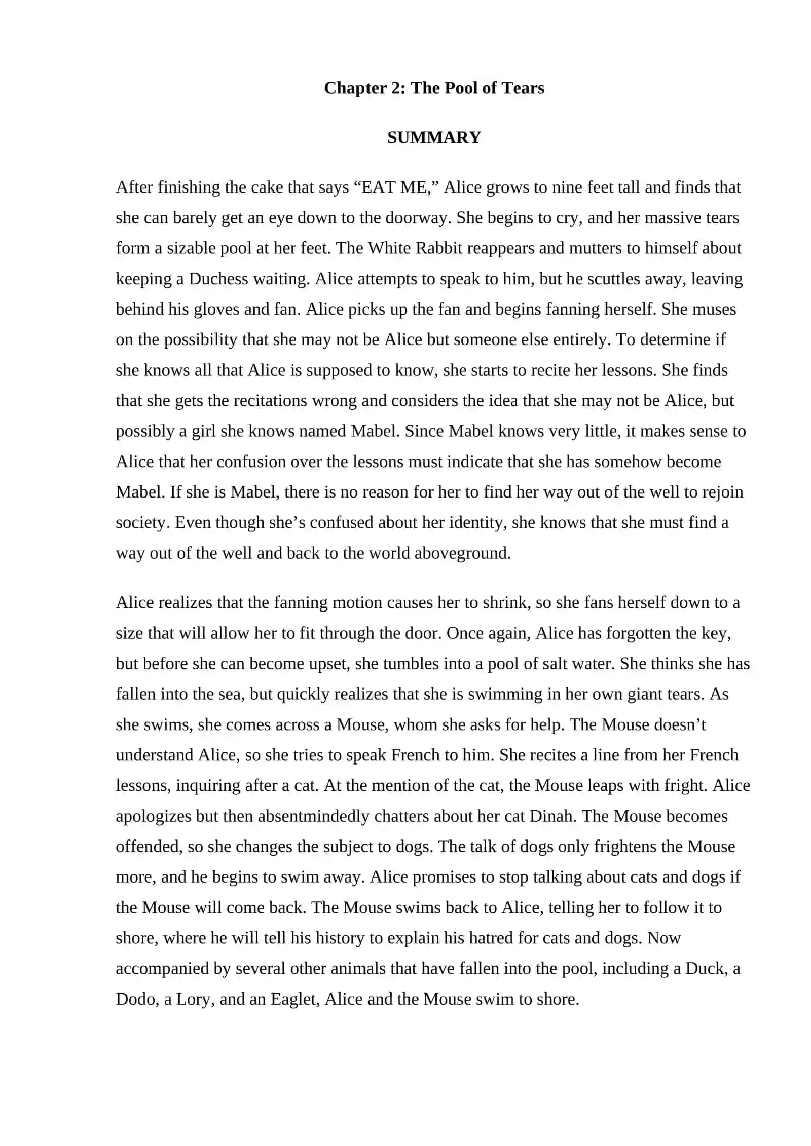 Chapter 1: Down the Rabbit Hole 2