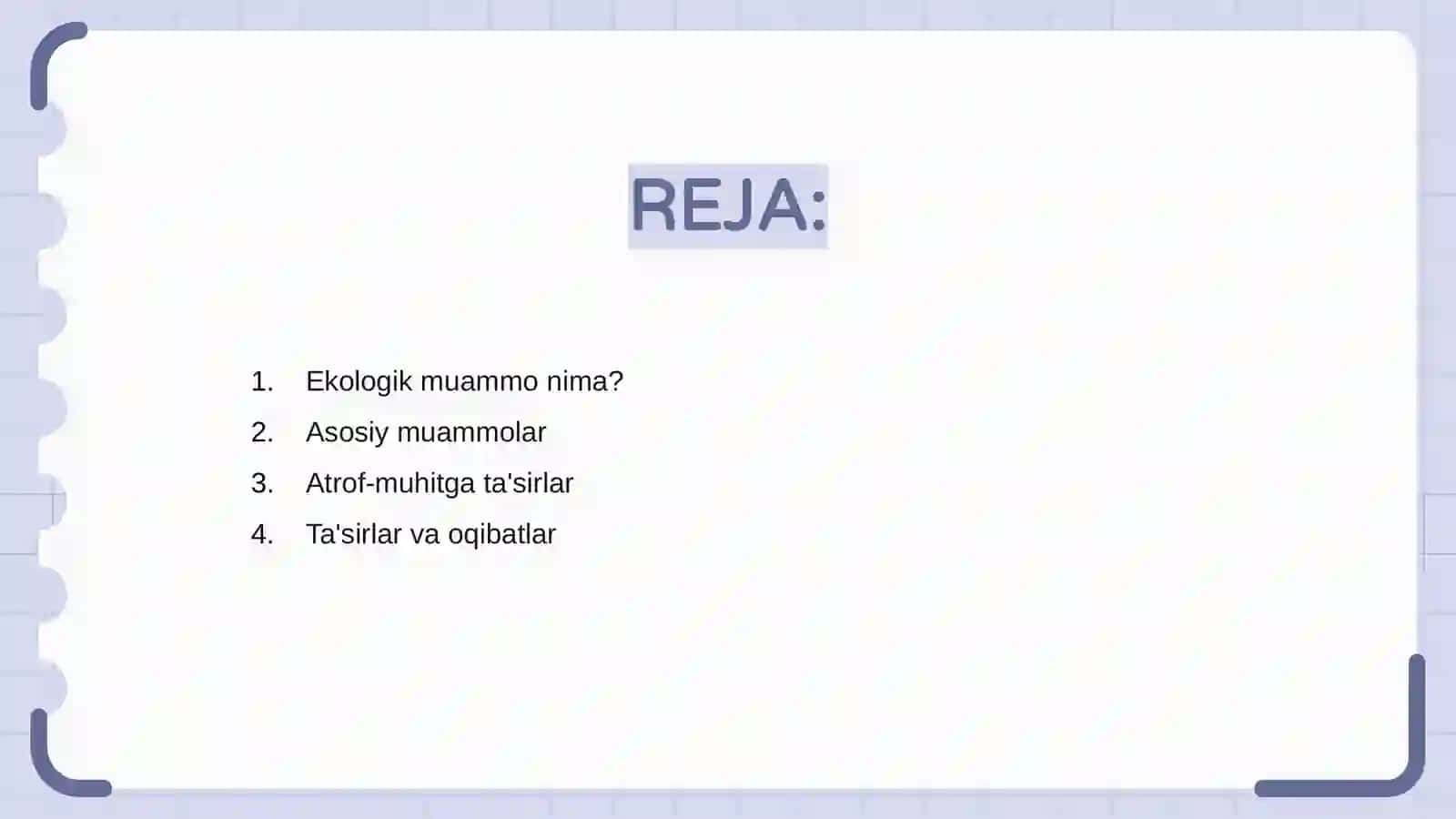 Ekologik muammo 2