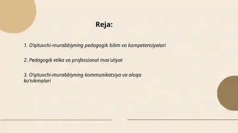 O'qituvchi-murabbiyning pedagogik va psixologik xususiyatlari 2