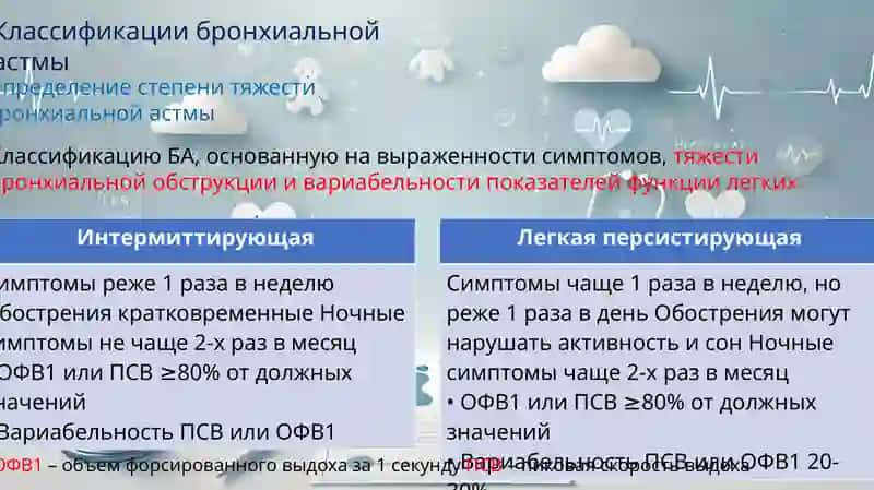 Сравнительная диагностика бронхиальной астмы 2