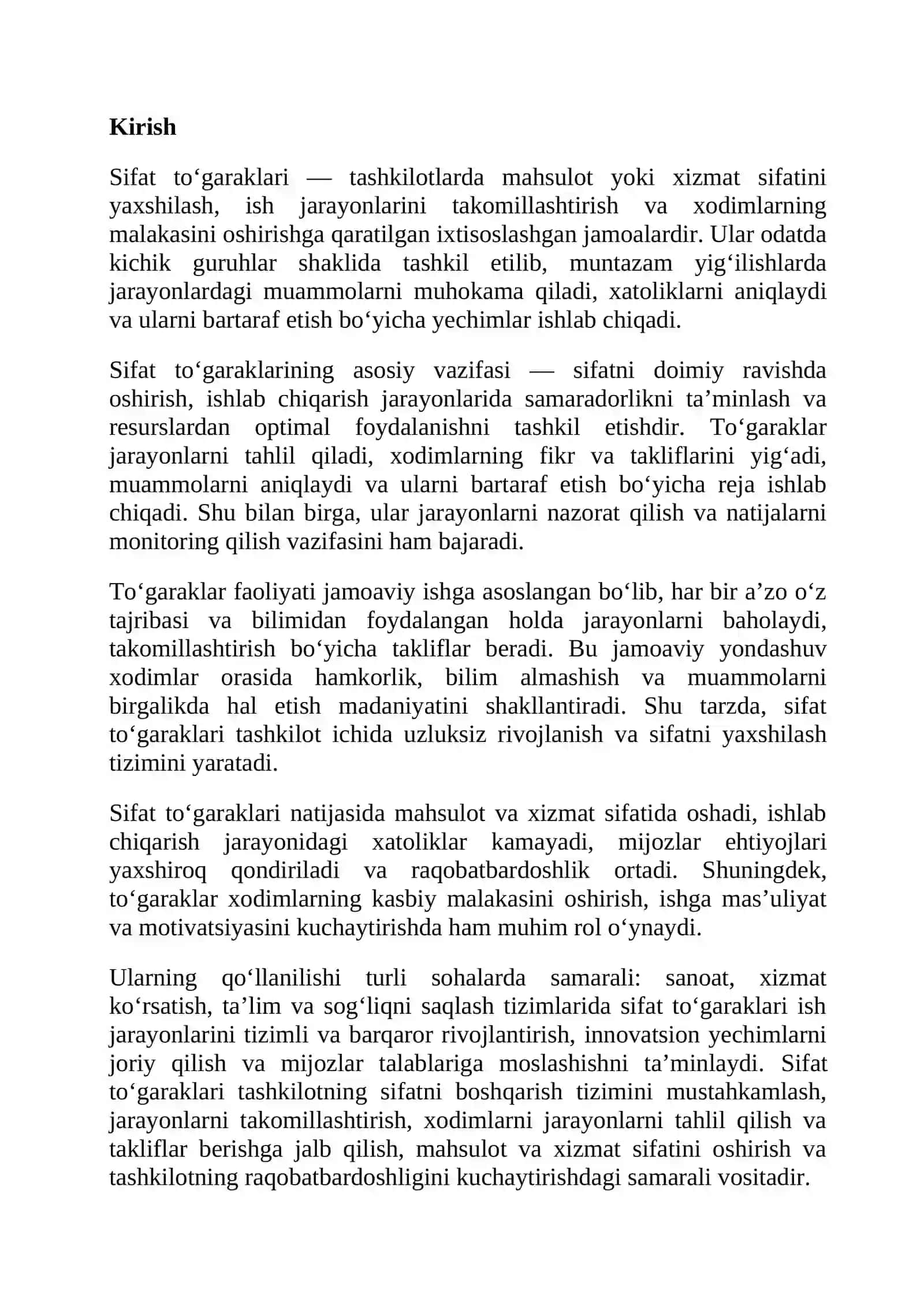 Sifat to'garaklari 2