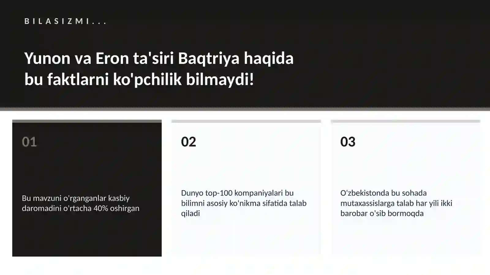Yunon va Eron ta'siri Baqtriya 2