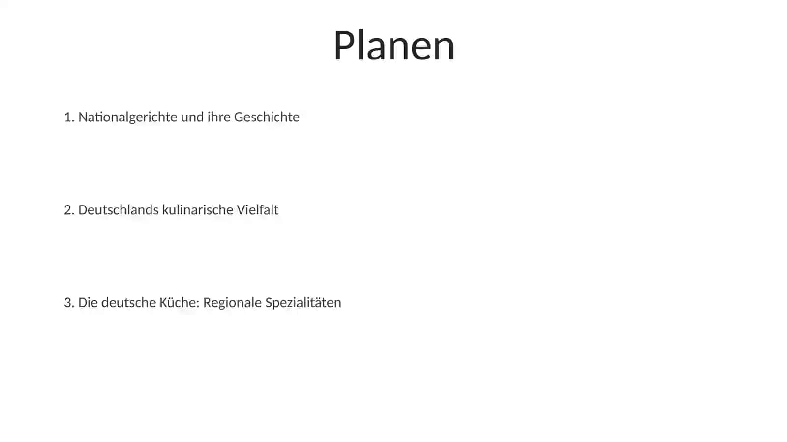 Deutschland Speisen und Nationalspeise 2