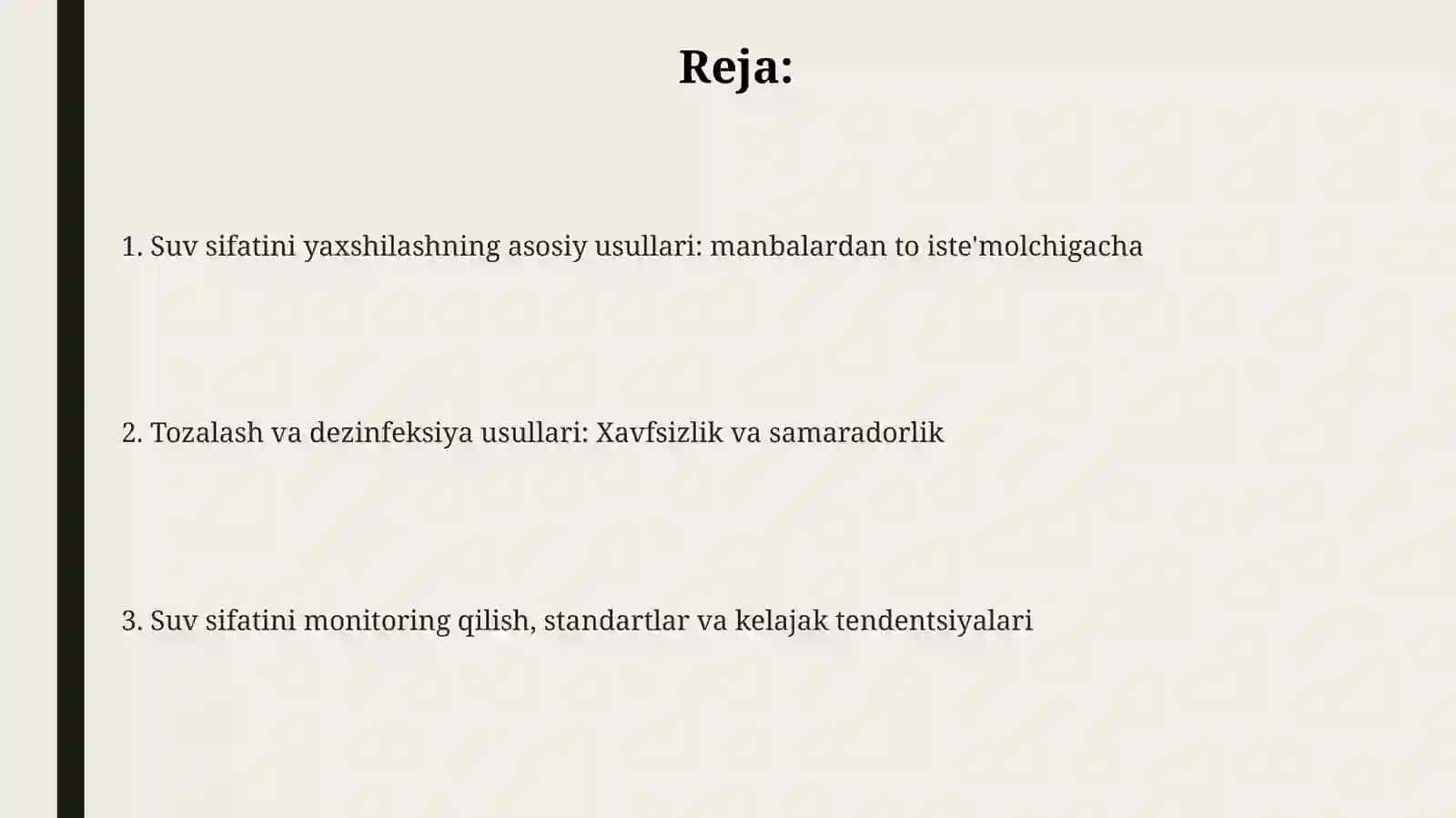 Suvi sifatini yaxshilashning asosiy usullari 2