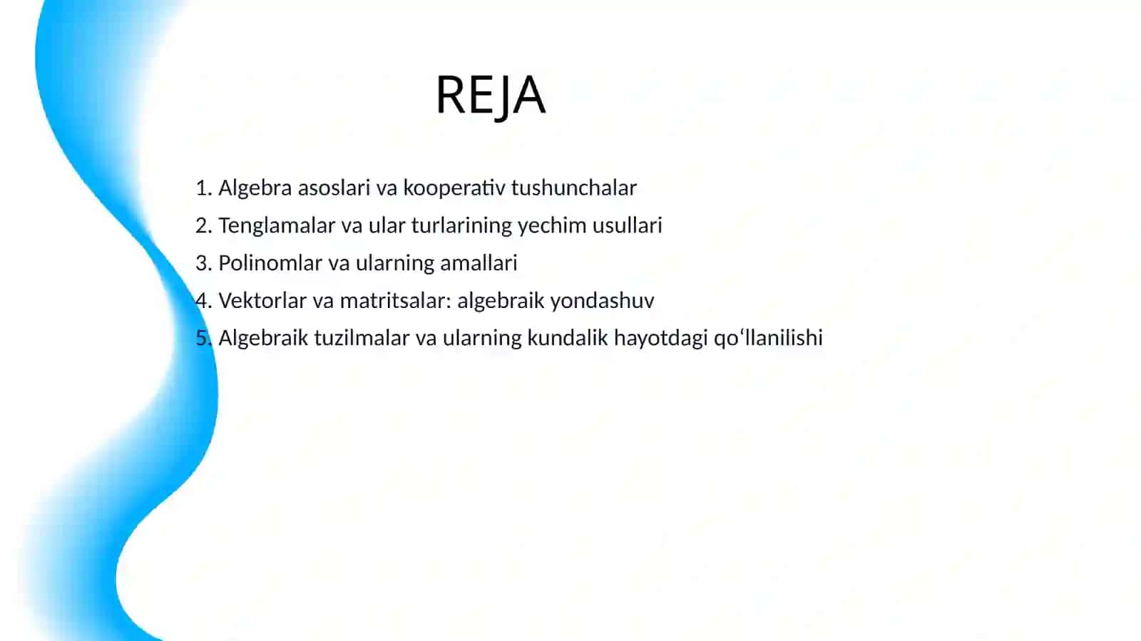 ALGEBRA 2