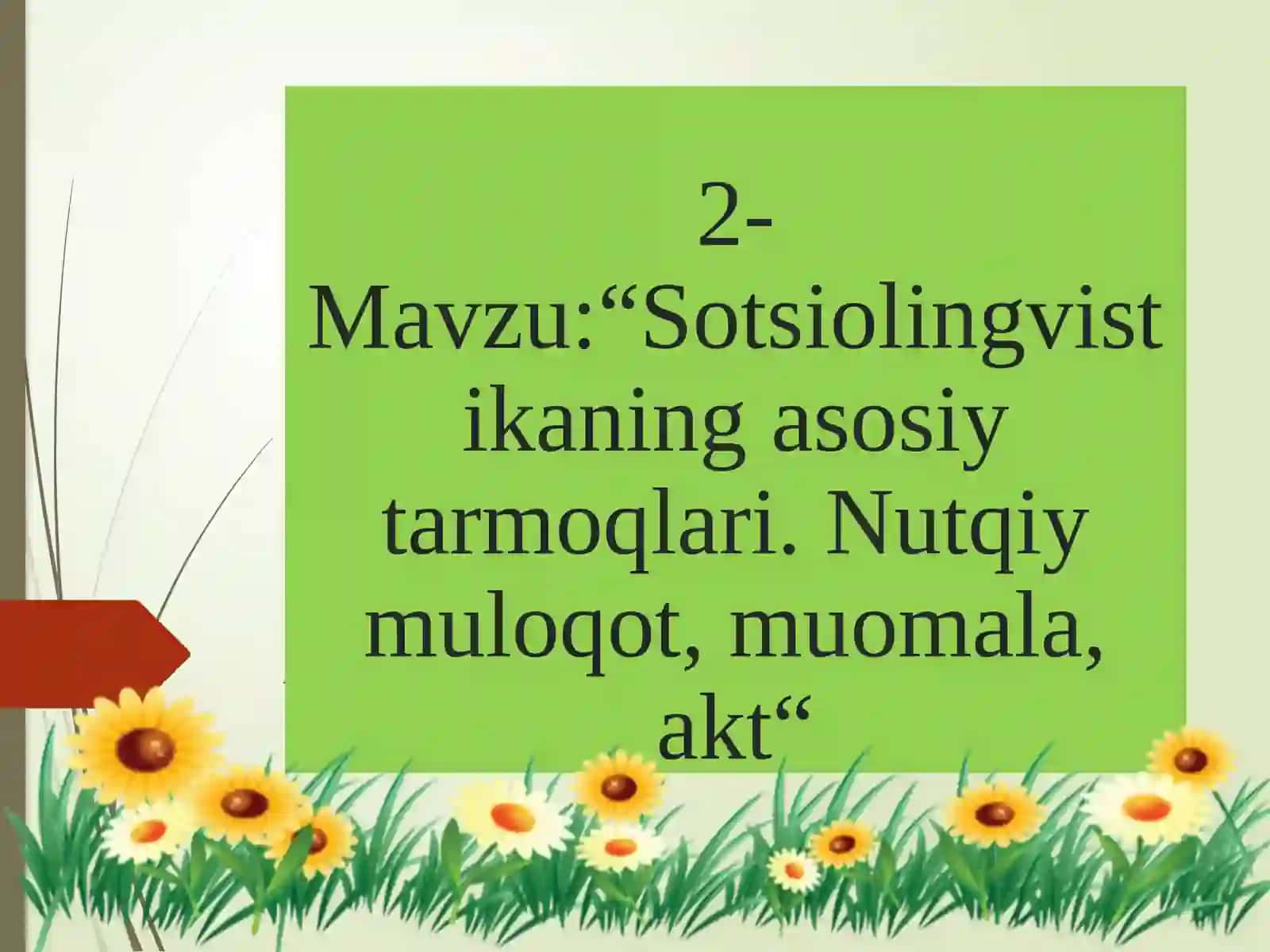 Sotsiolingvistika 2