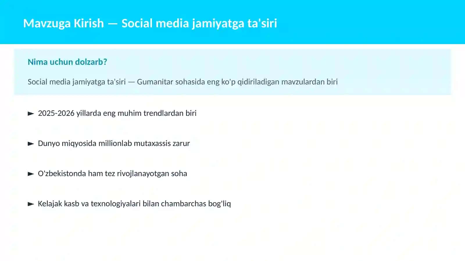 Social media jamiyatga ta'siri 2