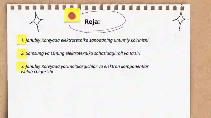 Janubiy Koreyada Elektrotexnika 2