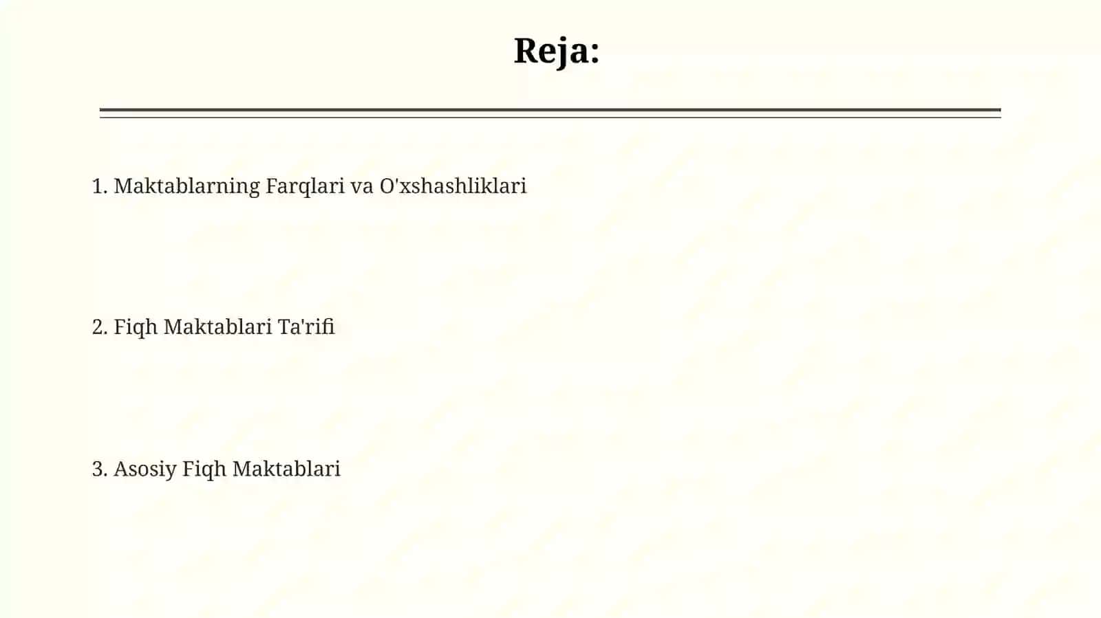 Islom fiqhiymaktablari 2