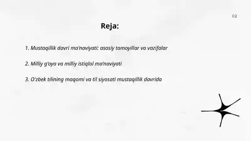 Mustaqillik davri ma'naviyati 2