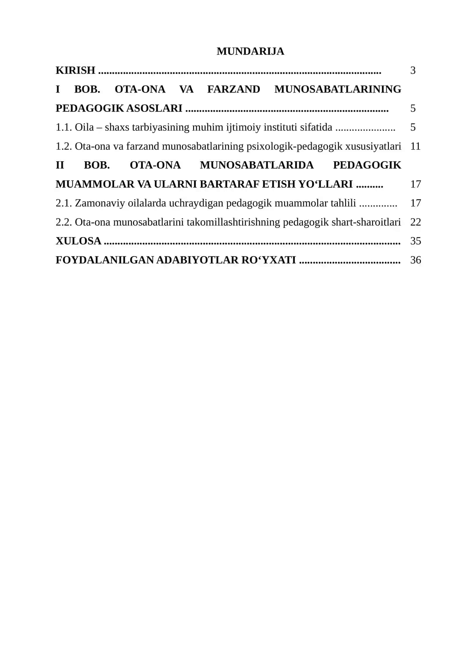 Ota ona munosabatlarining pedagogik muammolari 2