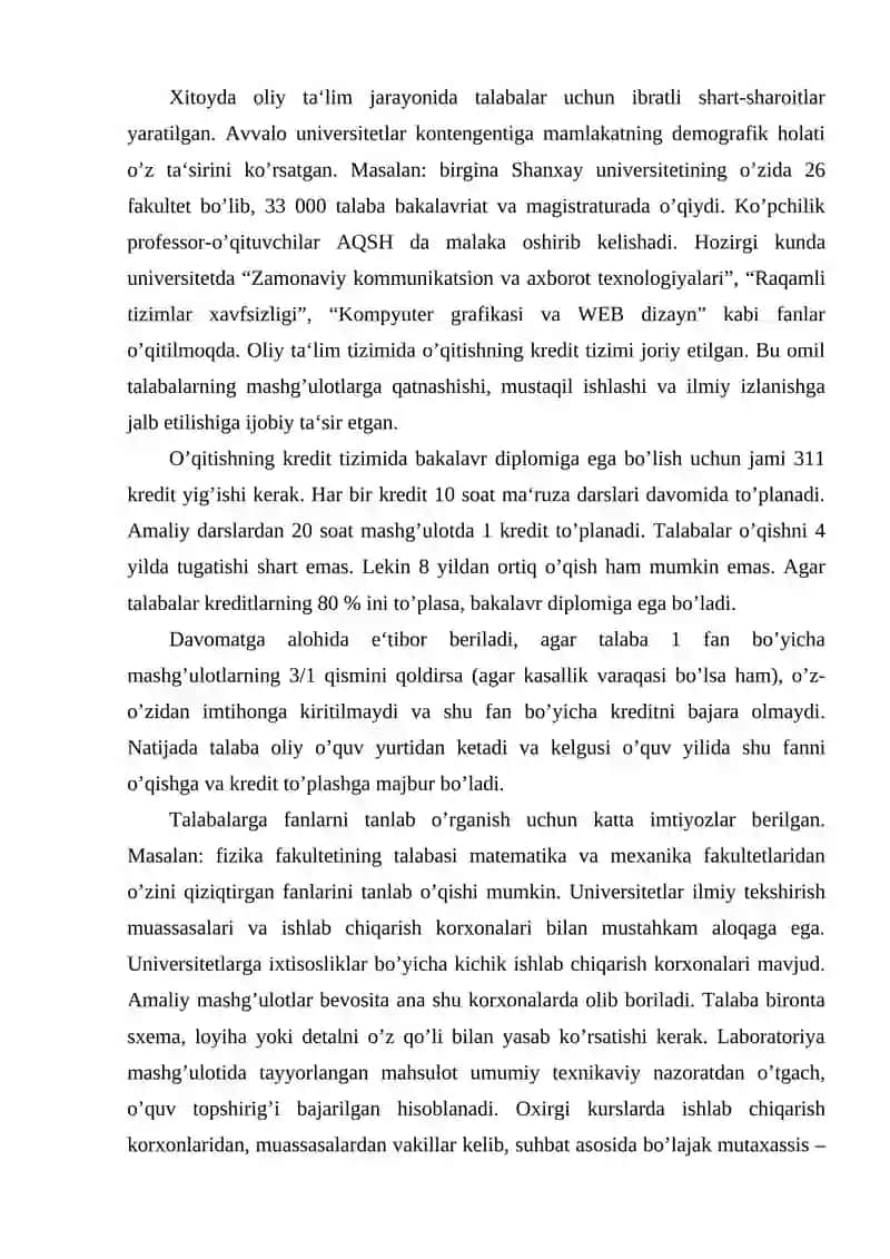 Xitoy va Yaponiya ta’lim tizimi ( maktablarida ta‘lim ) 2