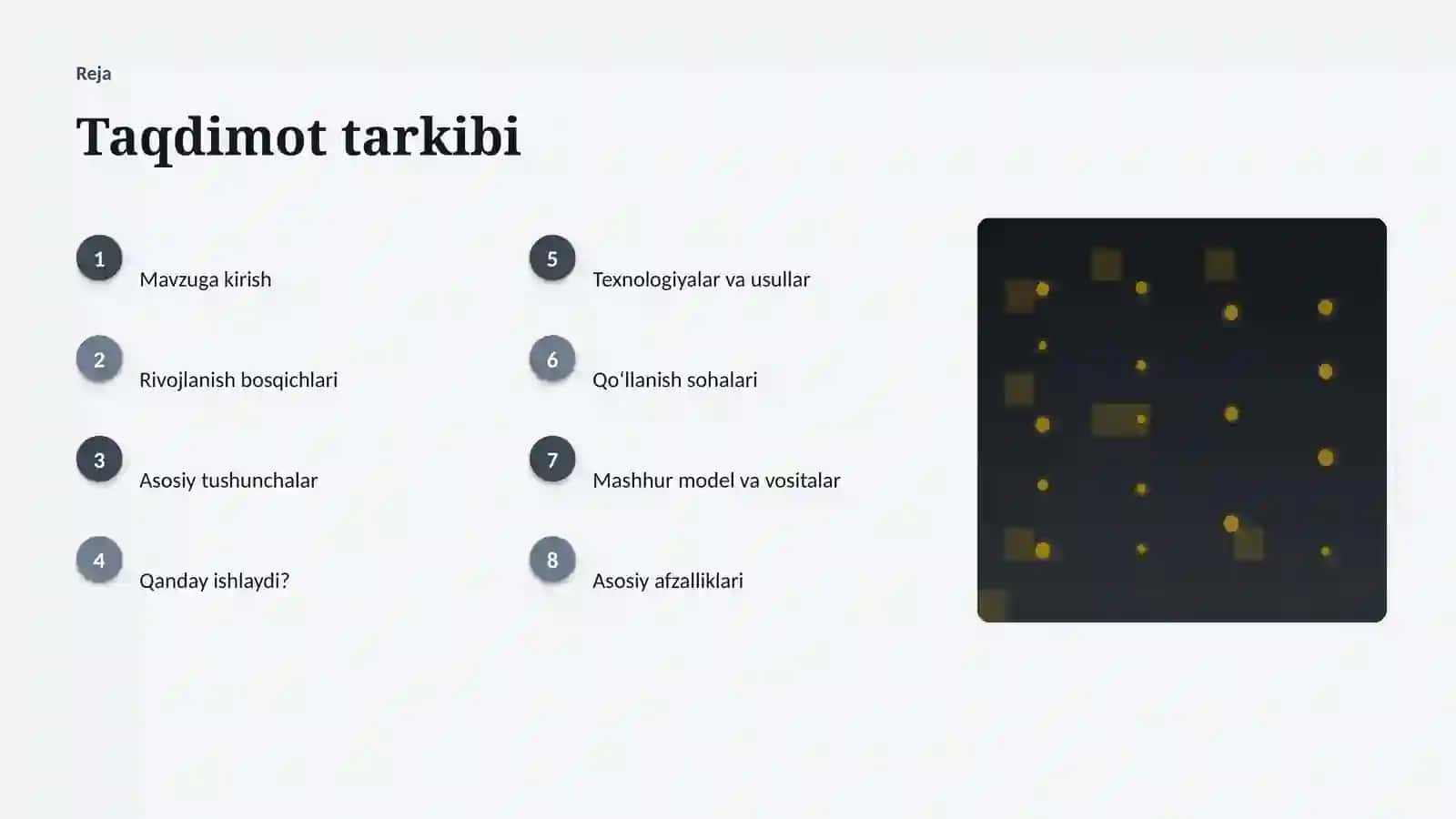 SUNʼIY INTELLEKT • PROFESSIONAL TAQDIMOT 2