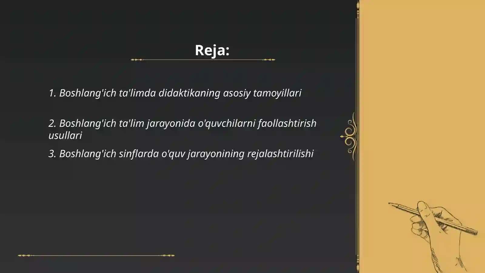 Boshlangʻich taʼlim didaktikasi 2
