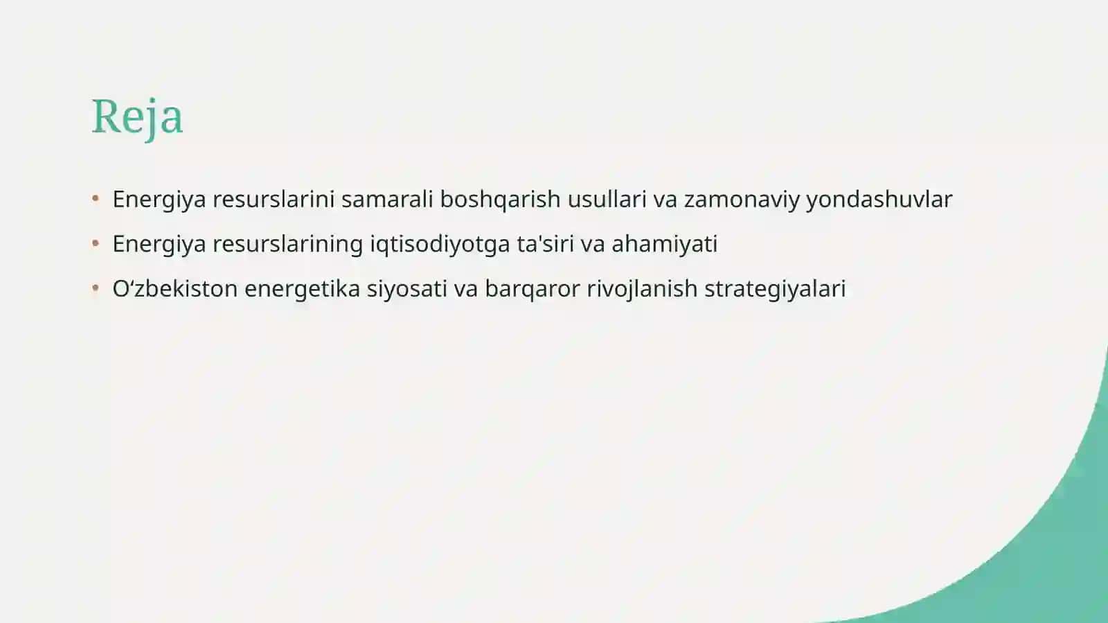 Energiya Resurslarini Boshqarish 2