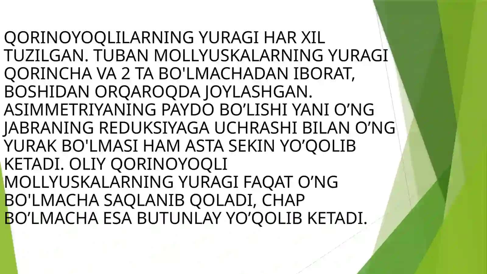 QORINOYOQLILARNING QON AYLANISHI 2