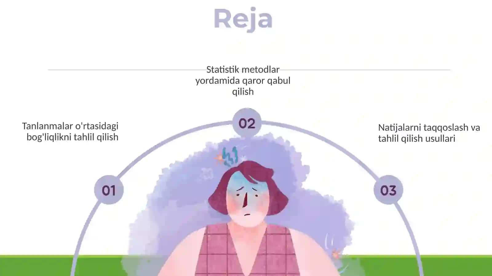 Oʻzaro boğliq tanlanmalarni statistik jihatdan tadqiq etish 2