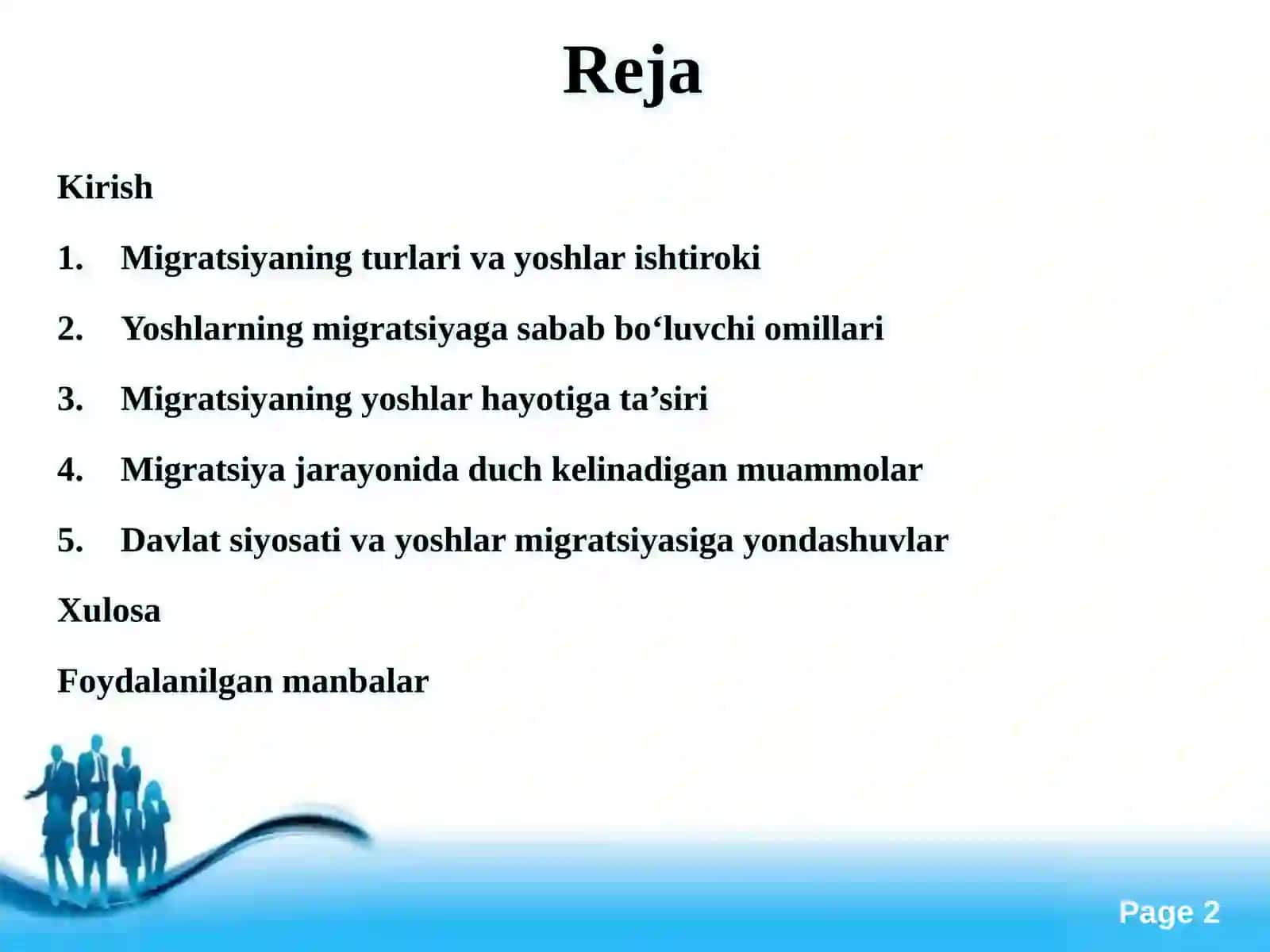 MIGRATSIYA JARAYONIDA YOSHLAR 2