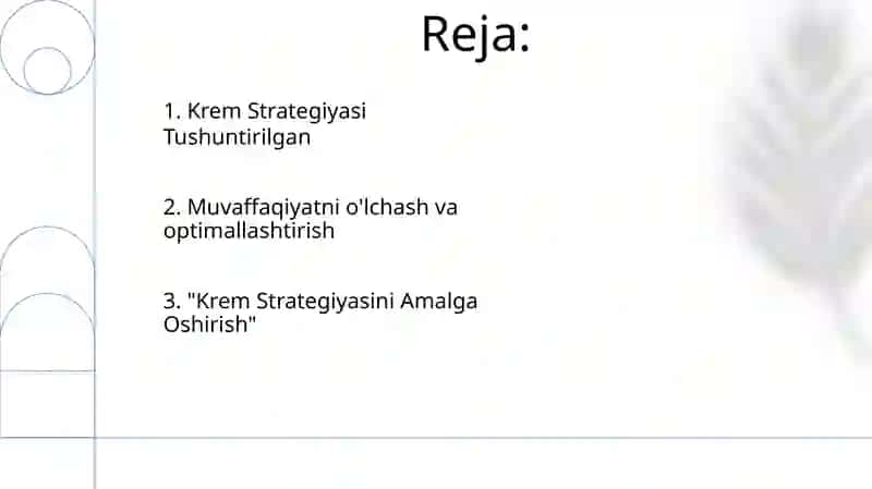 Krem Strategiyasi 2