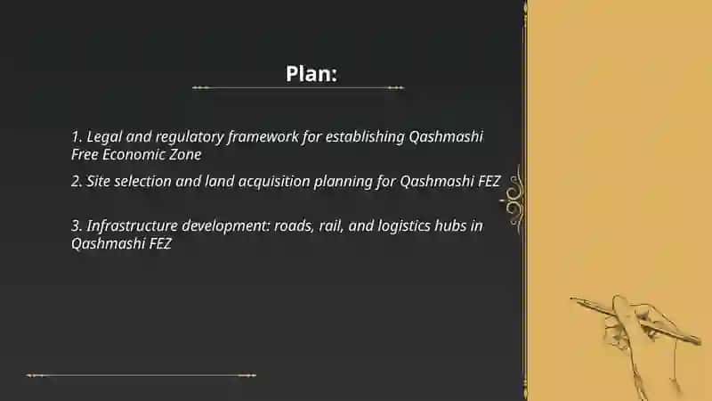 Qashmashi FREE ECONOMIC ZONE YARATISH 2
