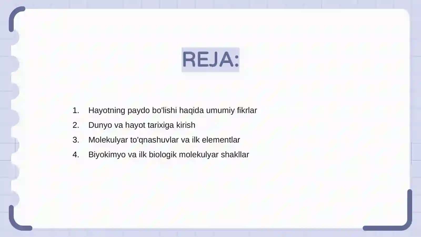 Yerda hayotning paydo bolishi 2