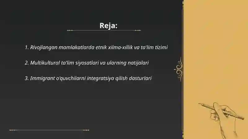 Rivojlangan mamlakatlarda etnik xususiyatlari 2