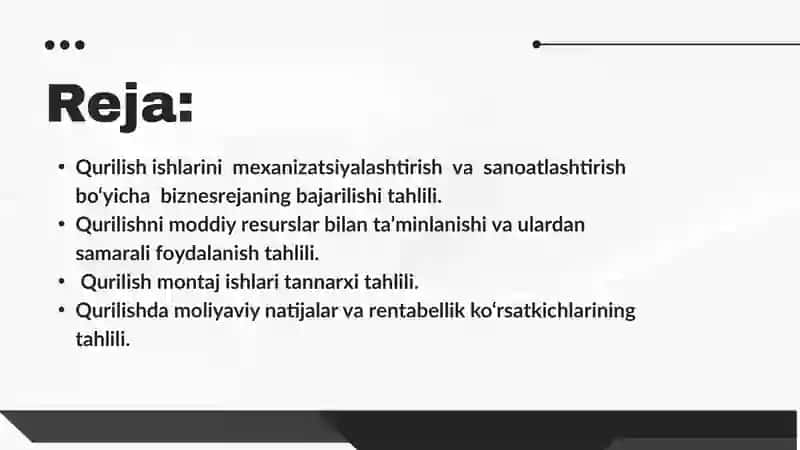 Qurilish majmuini rivojlantirish 2