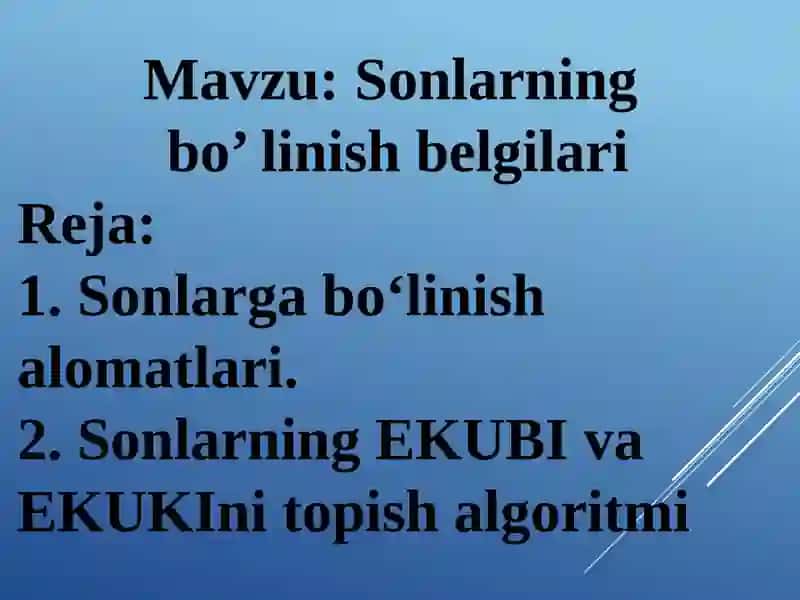 Matematikavaunio‘qitishmetodikasi 2