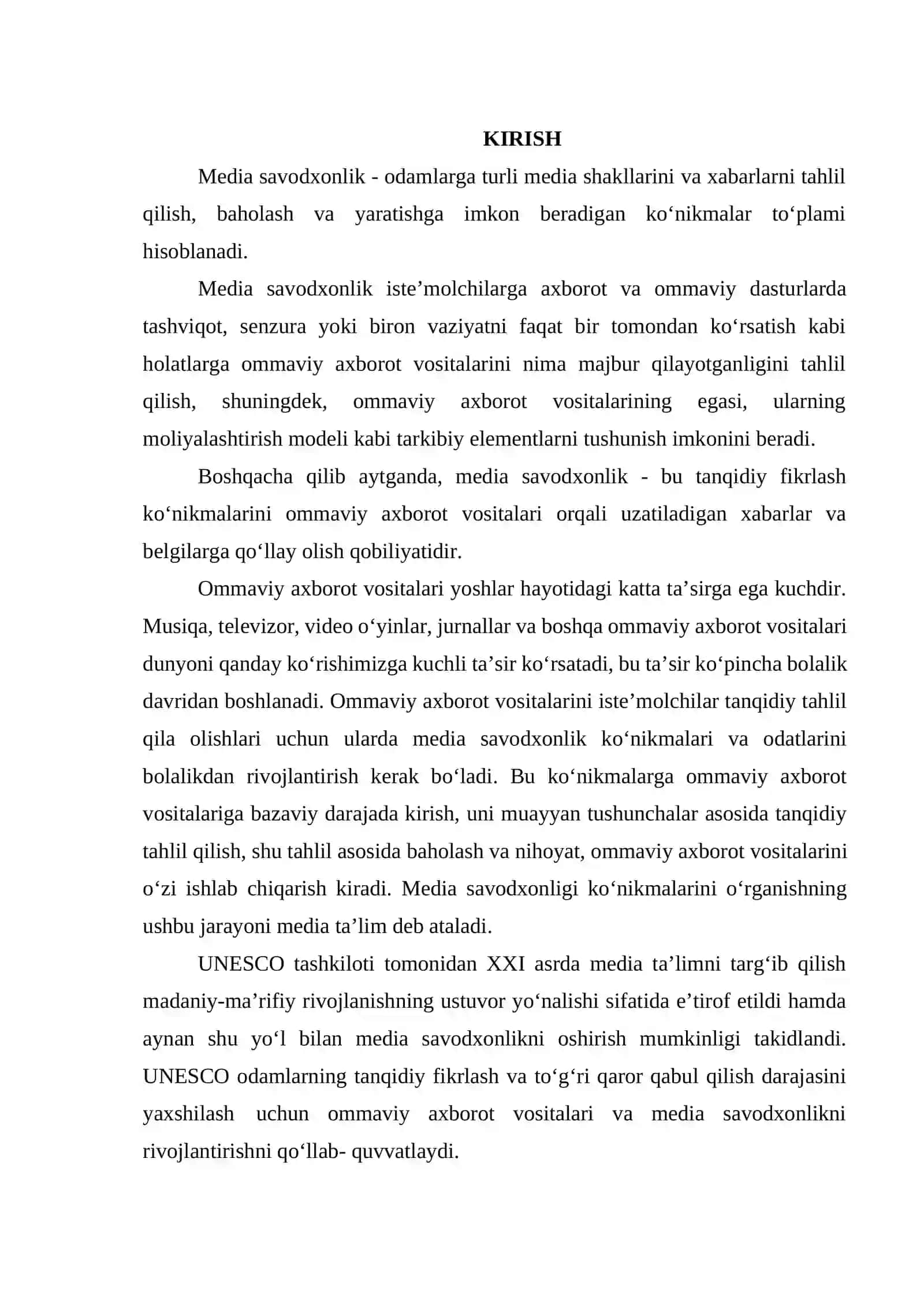 Media vositalarida axborotning ta’siri 2