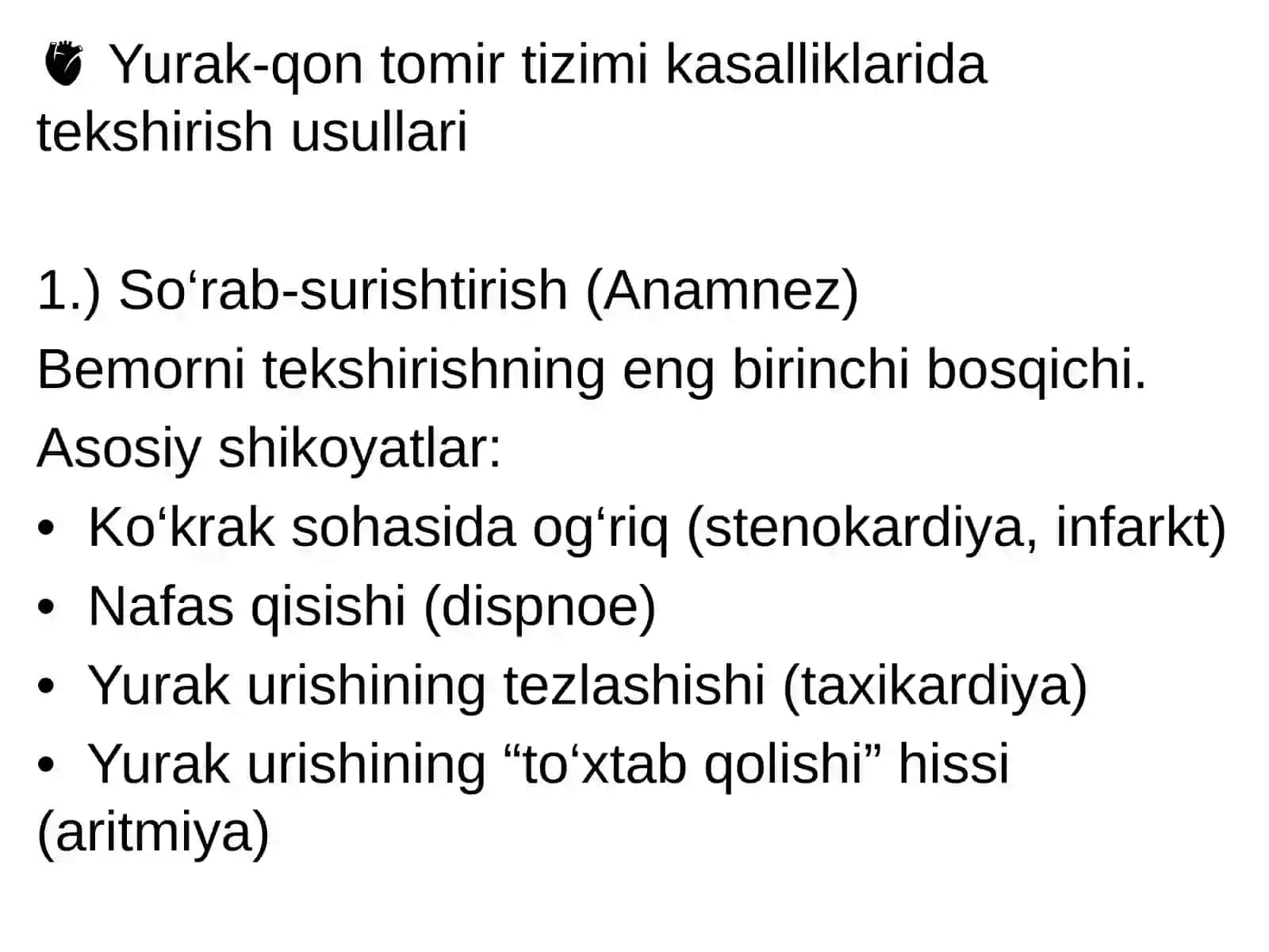 Yurak-qon tomir tizimi kasalliklari 2
