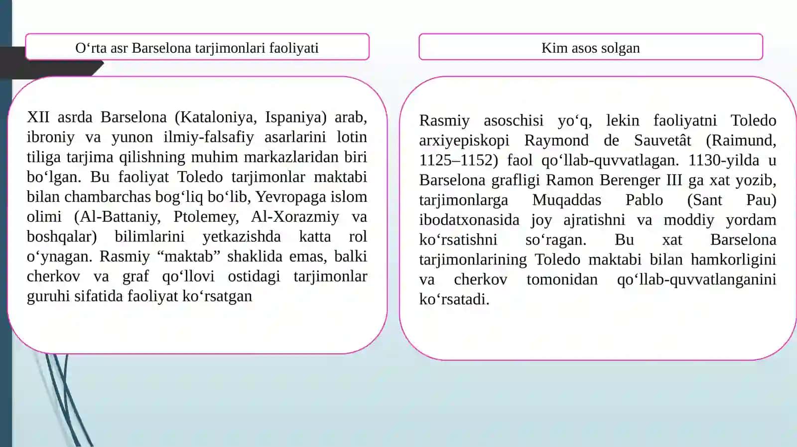 O‘rtaasr Barselona tarjimonlari 2