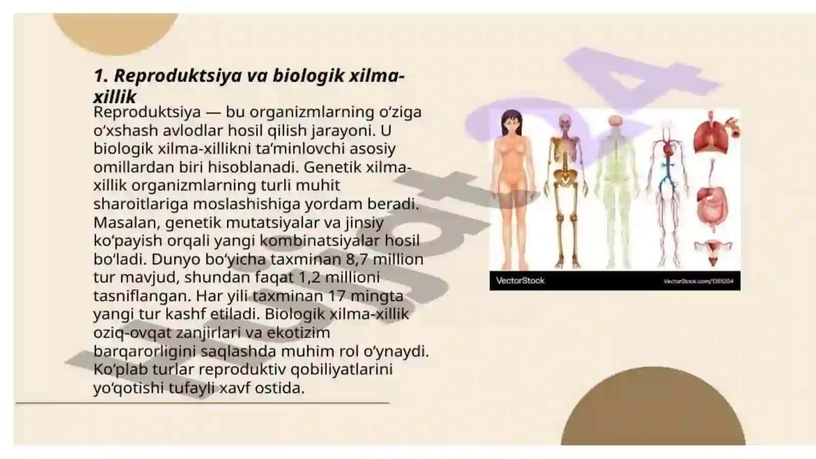 Reproduktsiyaning ahamiyati 2