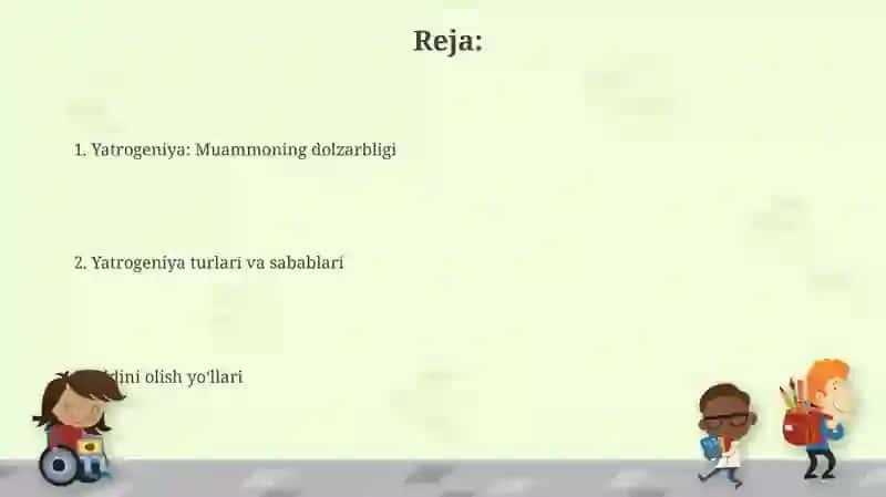 Yatrogeniya: Muammoning dolzarbligi 2