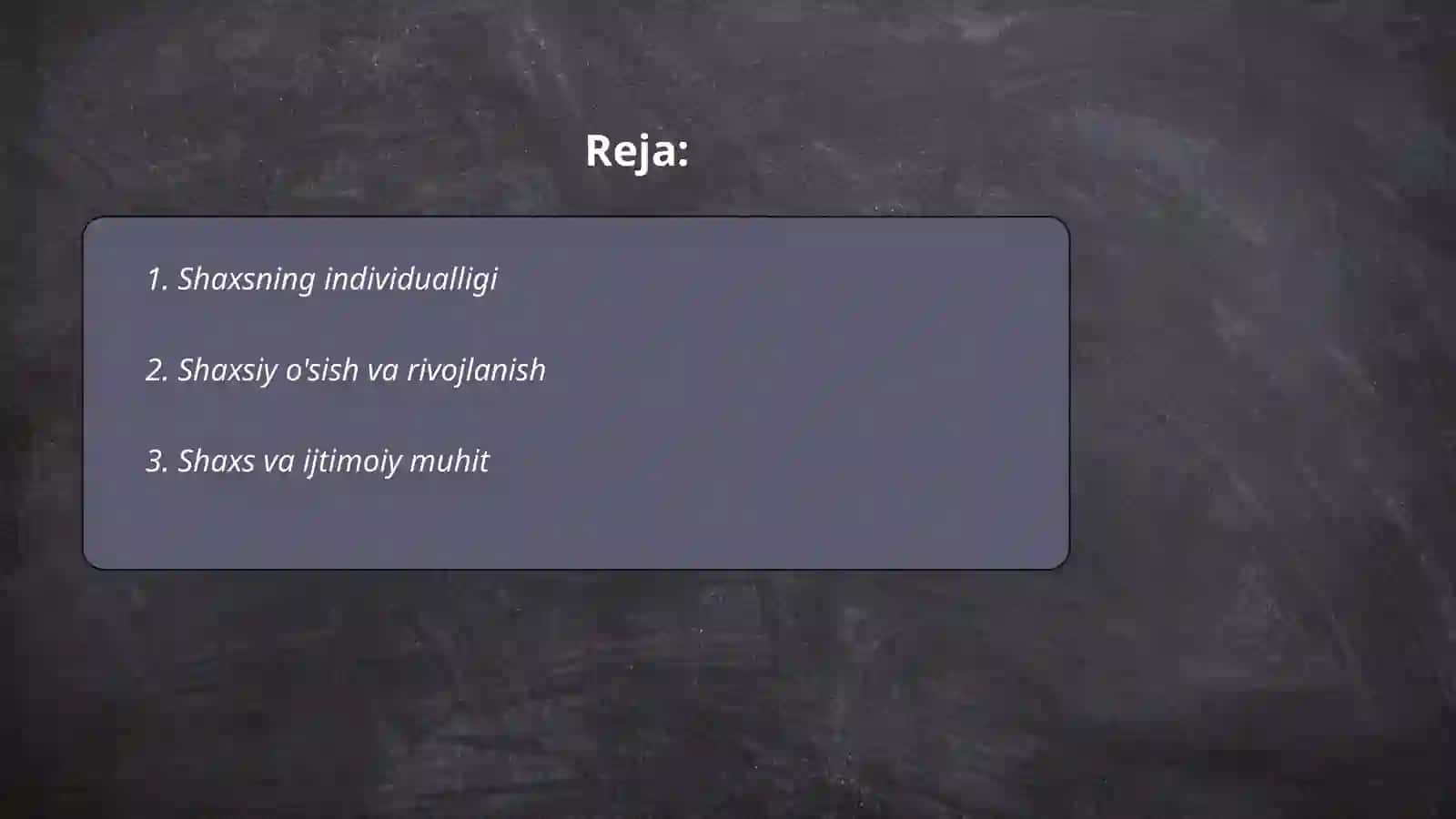 Shaxs psixologiyasi 2