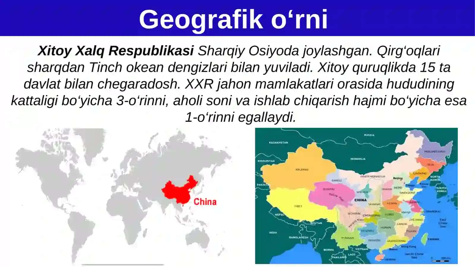 Xitoy Xalq Respublikasi 2