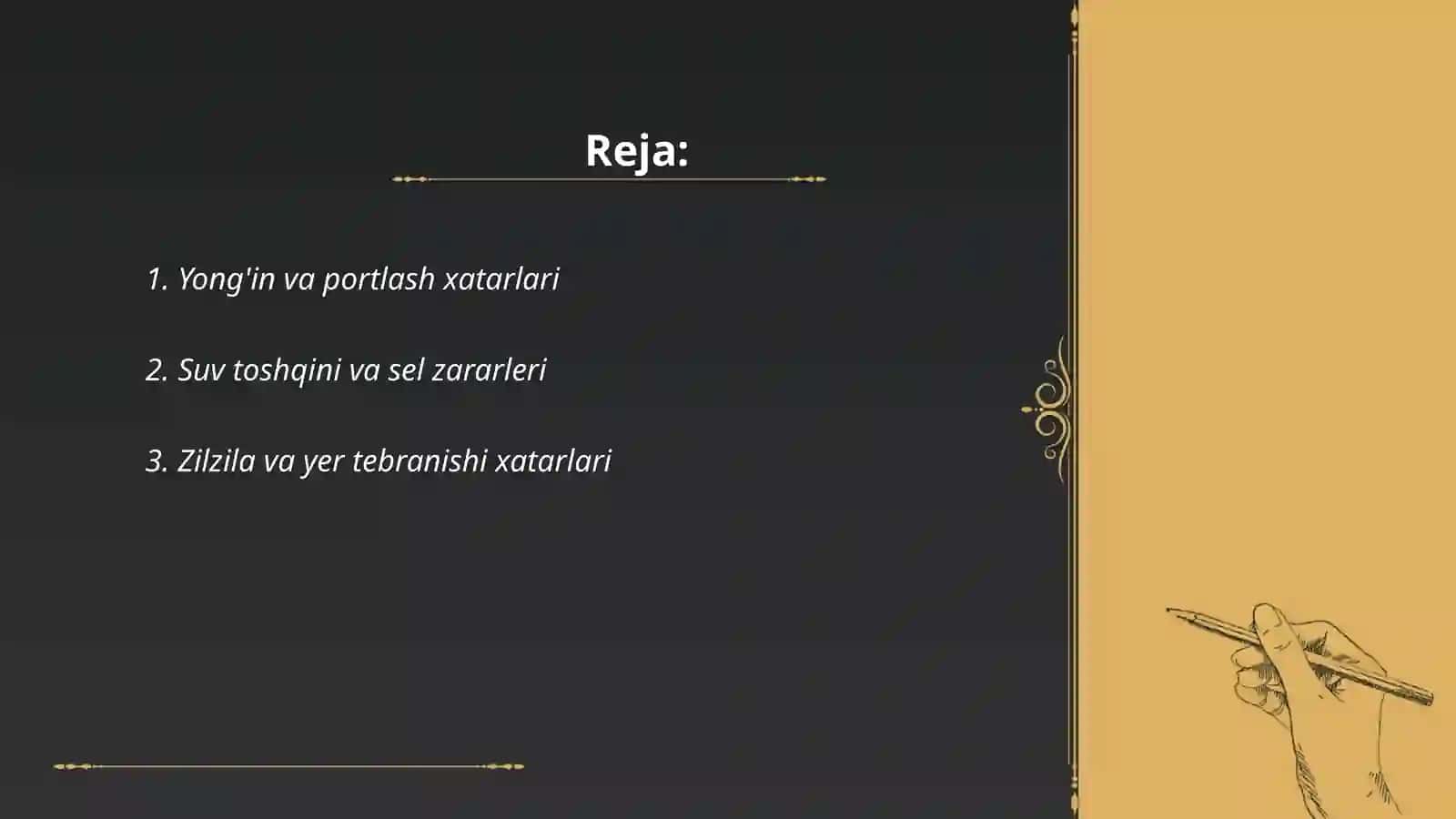 Yong'in va portlash xatarlari 2