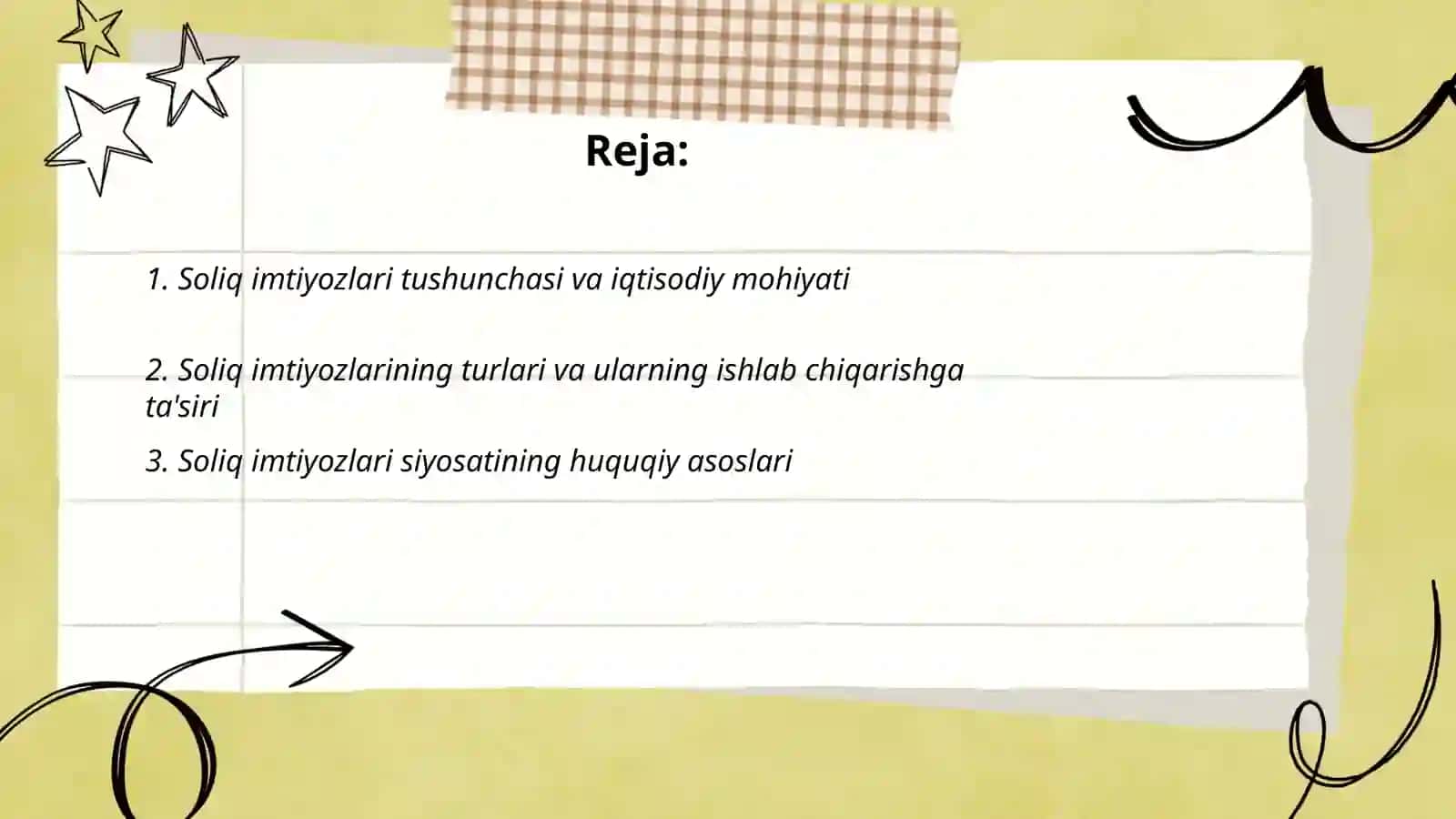 Soliq imtiyozlari 2