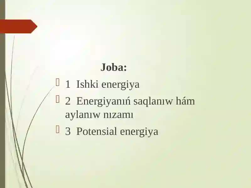 Ishki energiya 2