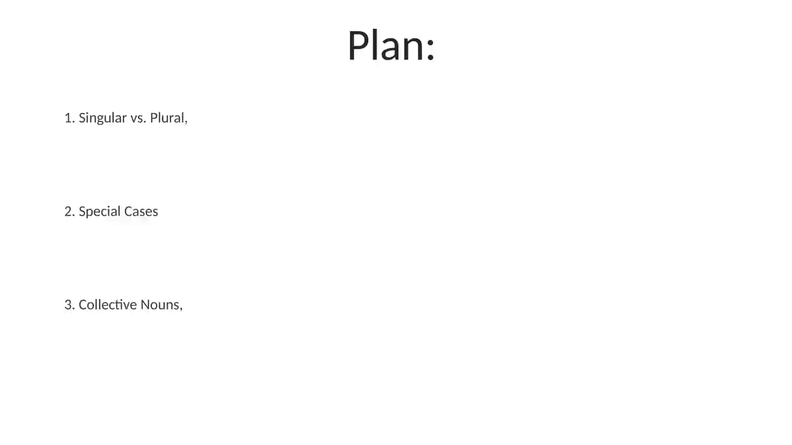 Singular vs. Plural 2