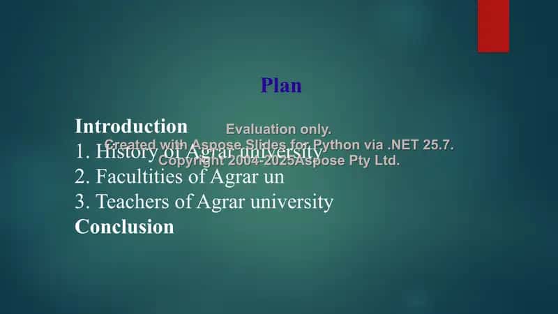 Tashkent State Agrarian University 2