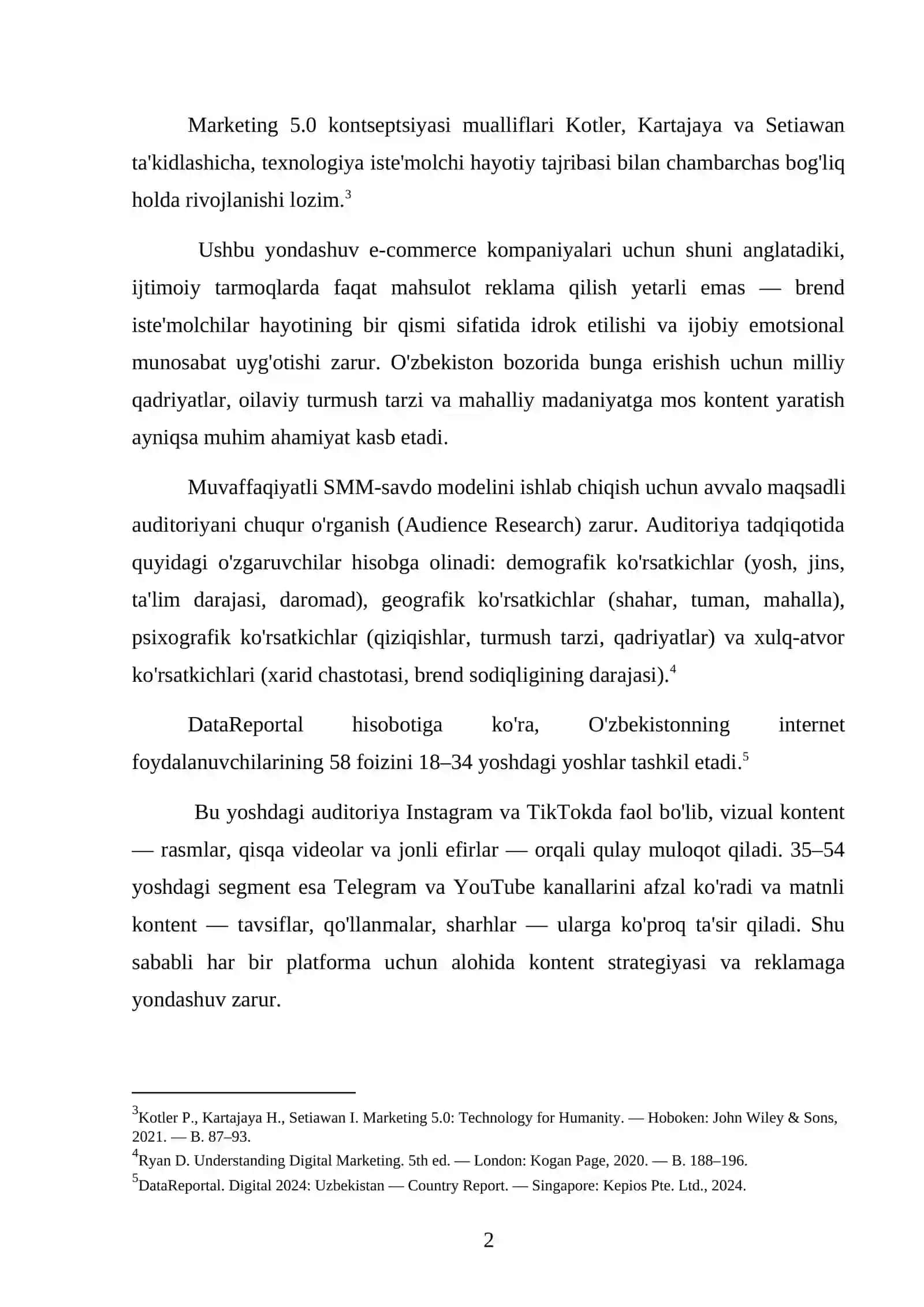 SMM va target reklama orqali sotuvni oshirish modeli 2