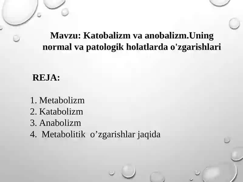 Katobalizm va anobalizm 2