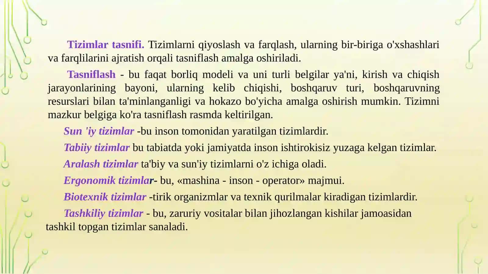 Tizimtasnifi 2