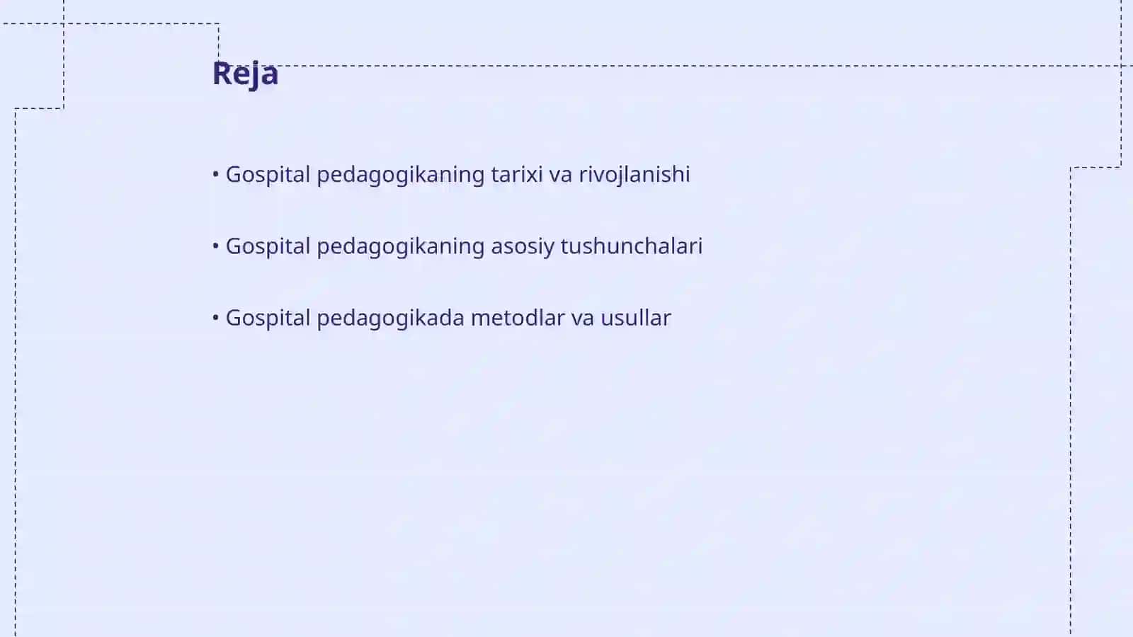 Gospital pedagogika fanining uslubiy asoslari 2