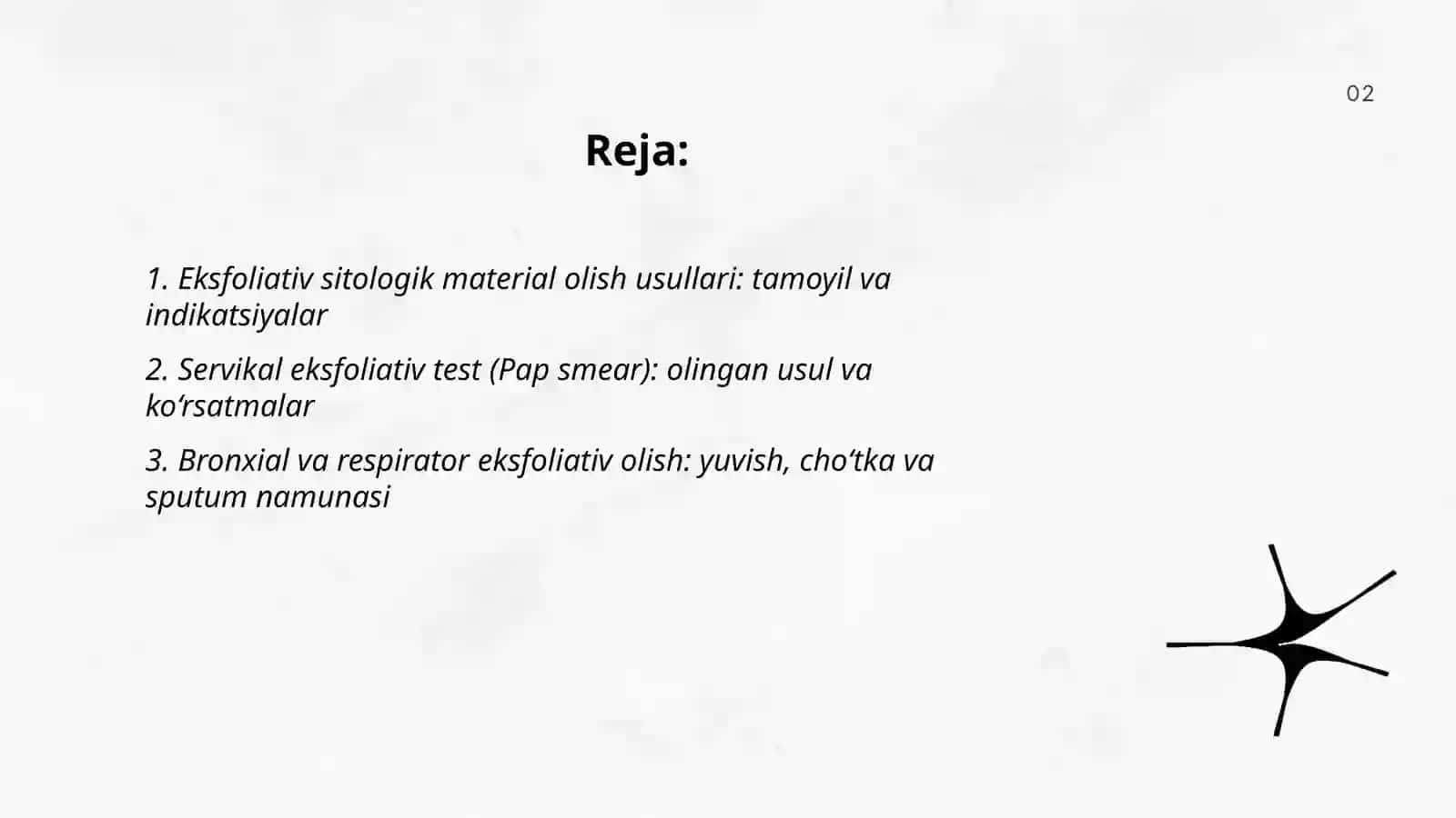Eksfoliativ sitologik material olish usullari 2