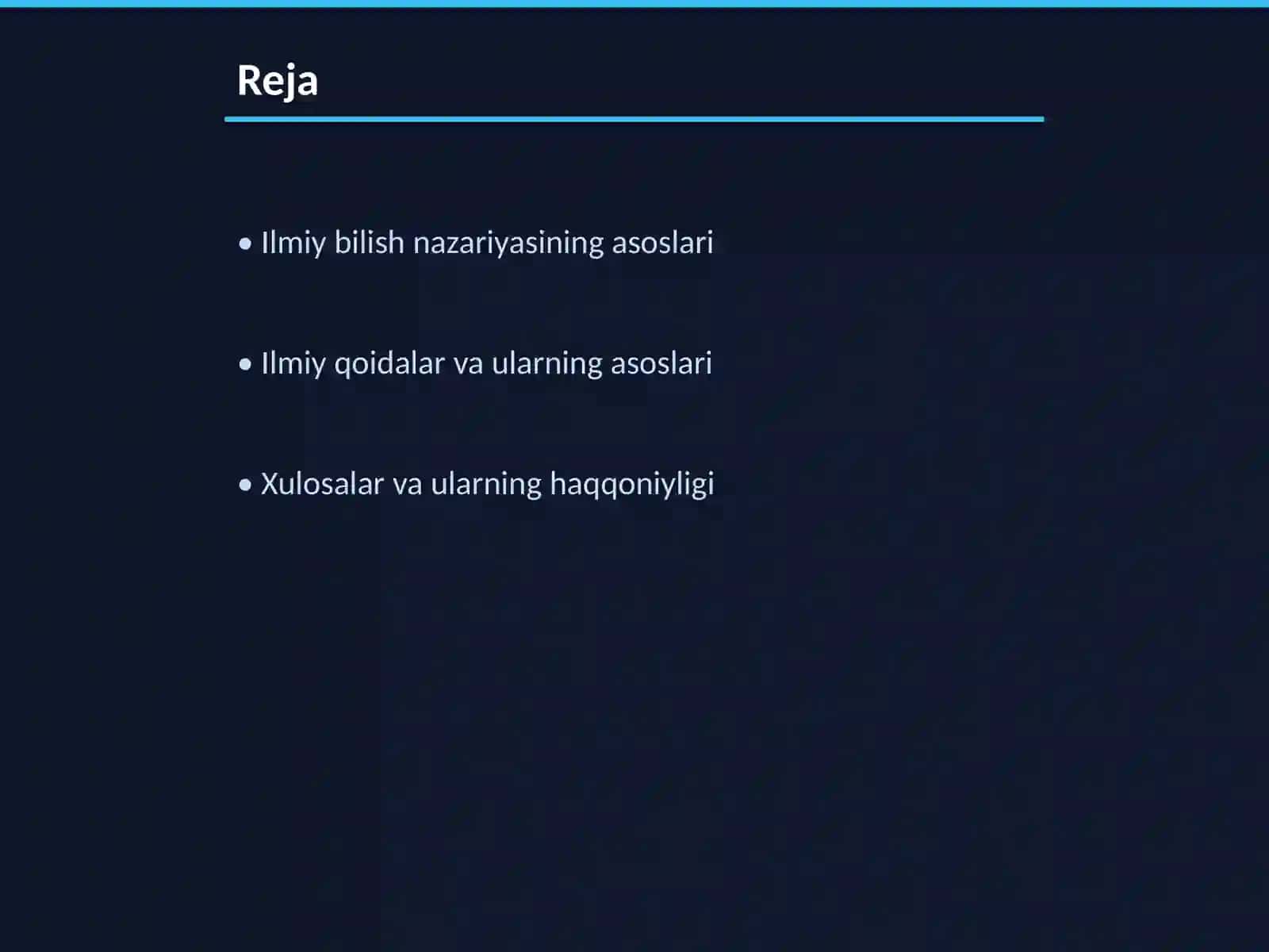 Ilmiy bilish nazariyasi 2