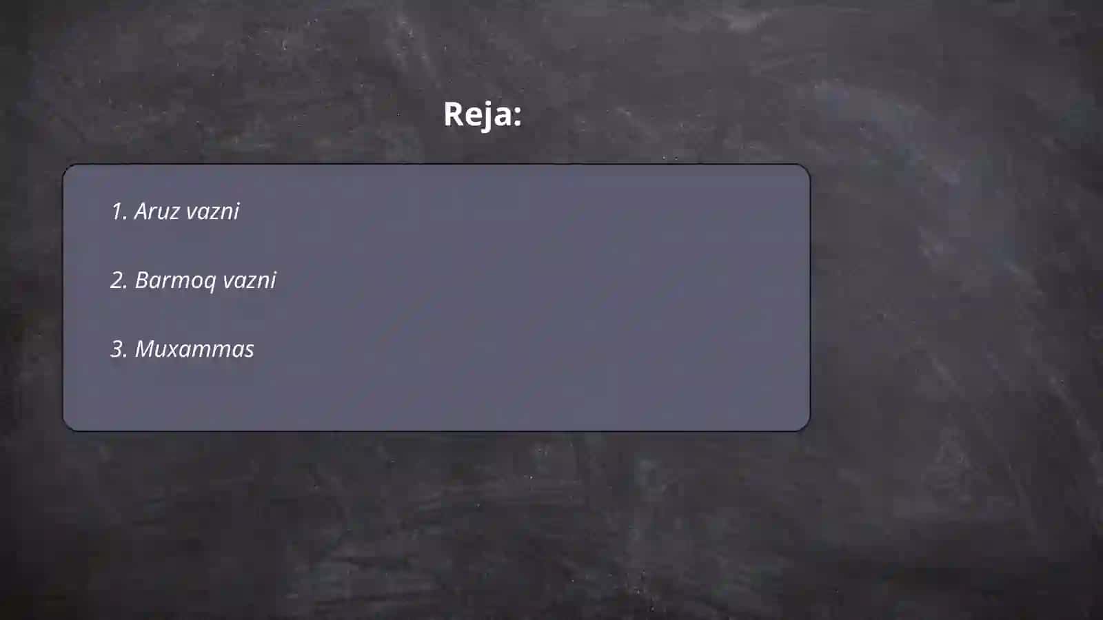 Aruz vazni 2
