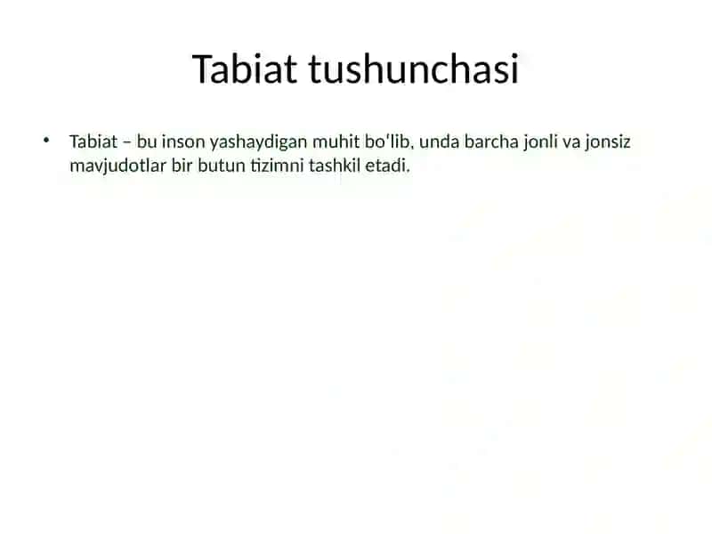 Tabiat va Quyosh Tizimi 2