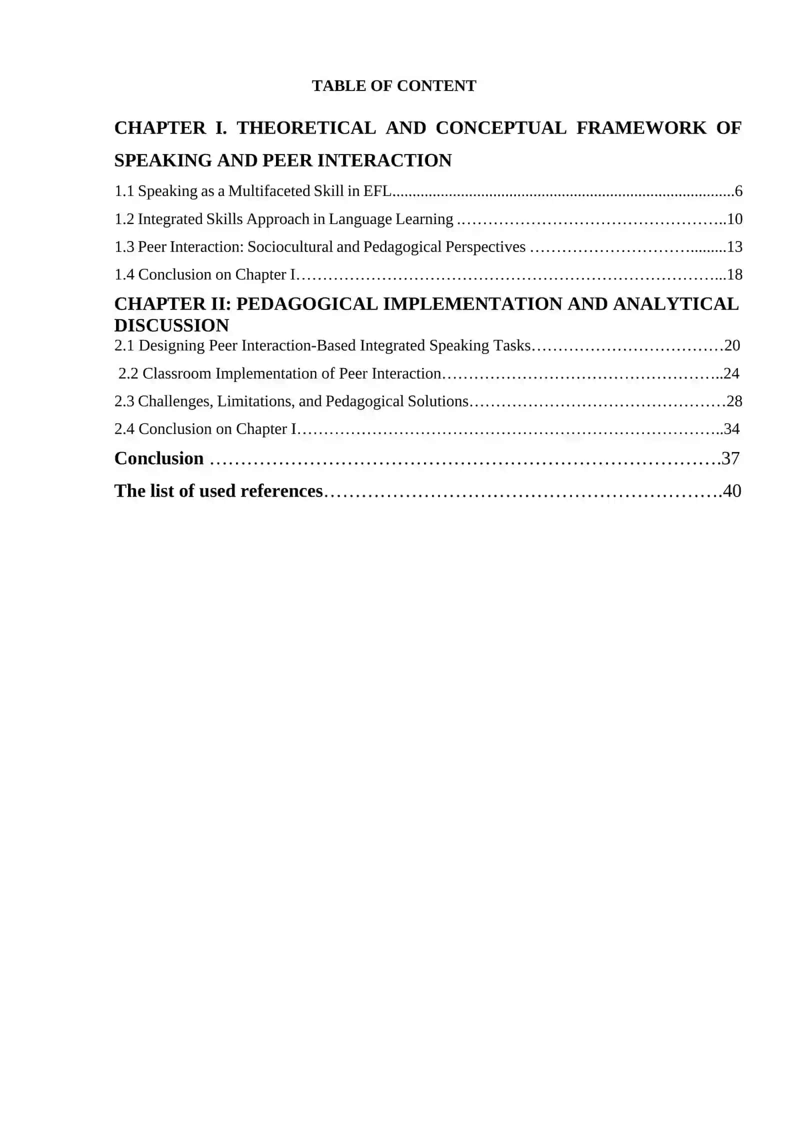 The Role of Peer Interaction in Developing Integrated Speaking Skills 2